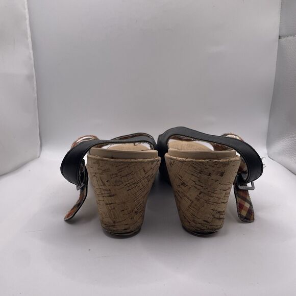 Crocs A-Leigh Wedge Cork Sandal Women's Size 10 Preppy Heel Summer Business - Picture 4 of 8